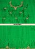 Green Handwork Saree In Jacquard