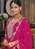 Pink Embroidered Salwar Suit Set