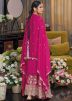 Pink Embroidered Salwar Suit Set