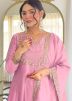 Pink Emboidered Salwar Suit Set