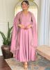 Pink Emboidered Salwar Suit Set