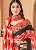 Multicolor Digital Printed Pashmina Saree 