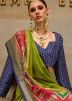 Green Viscose Silk Printed Saree
