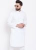 Best White Cotton Readymade Wedding Kurta For Men