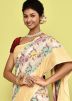 Multicolor Woven Work Saree In Silk