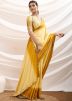 Shaded Yellow Stone Work Saree