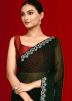 Green Handwork Saree In Georgette