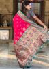 Red Paithani Silk Woven Saree