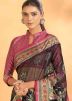 Black Brasso Work Saree In Georgette