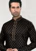 Readymade Black Printed Kurta Pajama
