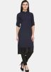 Readymade Blue Asymmetric Kurta