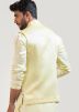 Yellow Thread Embroidered Nehru Jacket