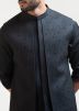 Readymade Black Embroidered Nehru Jacket