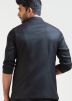 Readymade Black Embroidered Nehru Jacket