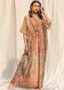 Readymade Grey Floral Printed Kaftan
