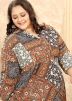 Multicolor Readymade Printed Kurta In Rayon