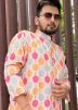 Multicolor Printed Cotton Kurta Pajama