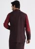 Readymade Maroon Embroidered Nehru Jacket