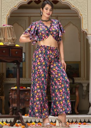 Multicolor Floral Print Co-Ord Set