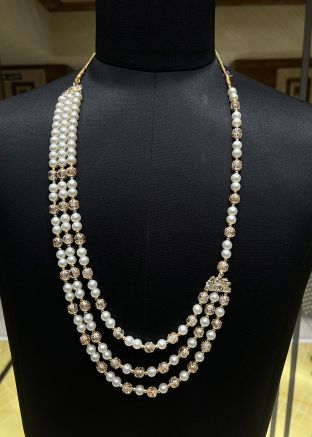 Golden Groom Multi layered Kantha Mala 