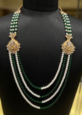 Multicolor Multi Layered Groom Kantha Mala