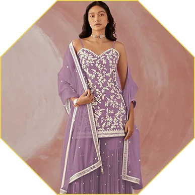 Shop Cocktail Salwar Suits for Diwali in USA