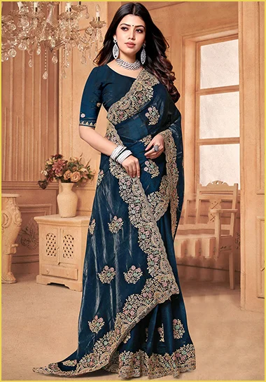Diwali Shopping: Heavy Border Sarees